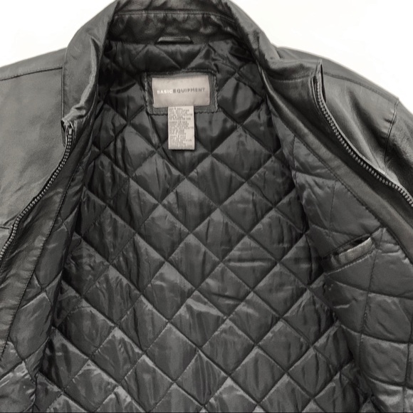 Leather Jacket Basic Equipment Size Small Black - Picture 8 of 8